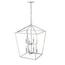 8-Light Pendant Light in Satin Nickel 