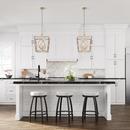 4-Light Pendant Light in Painted Modern Gold 