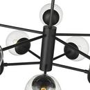 Millennium Lighting Matte Black 10-Light Chandelier Ceiling Light 