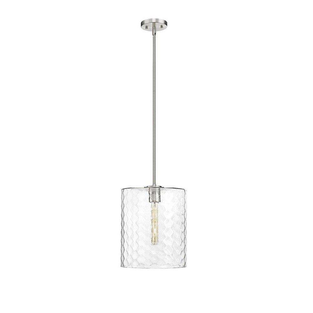 1-Light Pendant Light in Brushed Nickel 