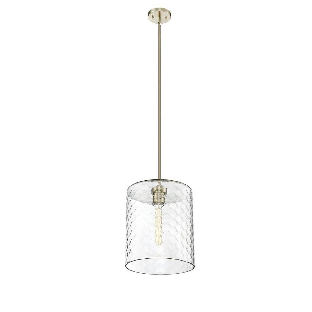 1-Light Pendant Light in Modern Gold 