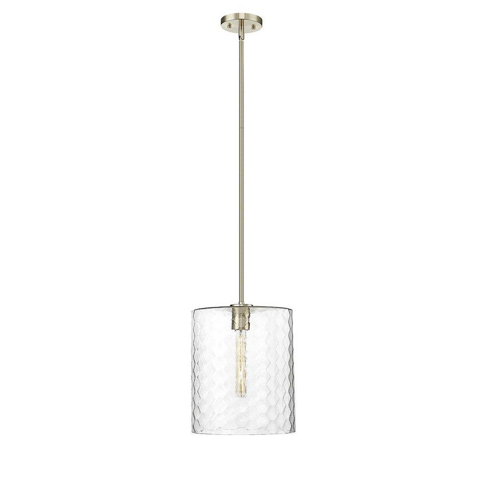 1-Light Pendant Light in Modern Gold 