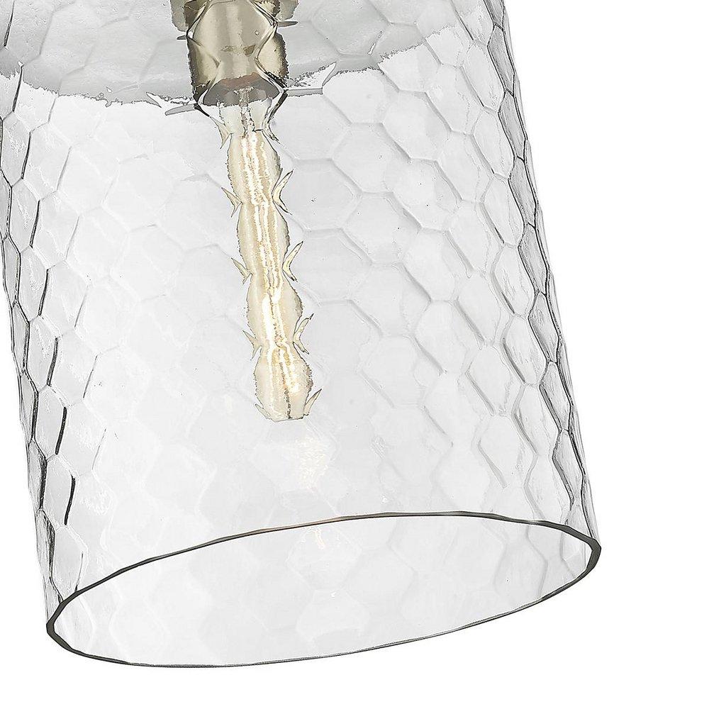 1-Light Pendant Light in Modern Gold 
