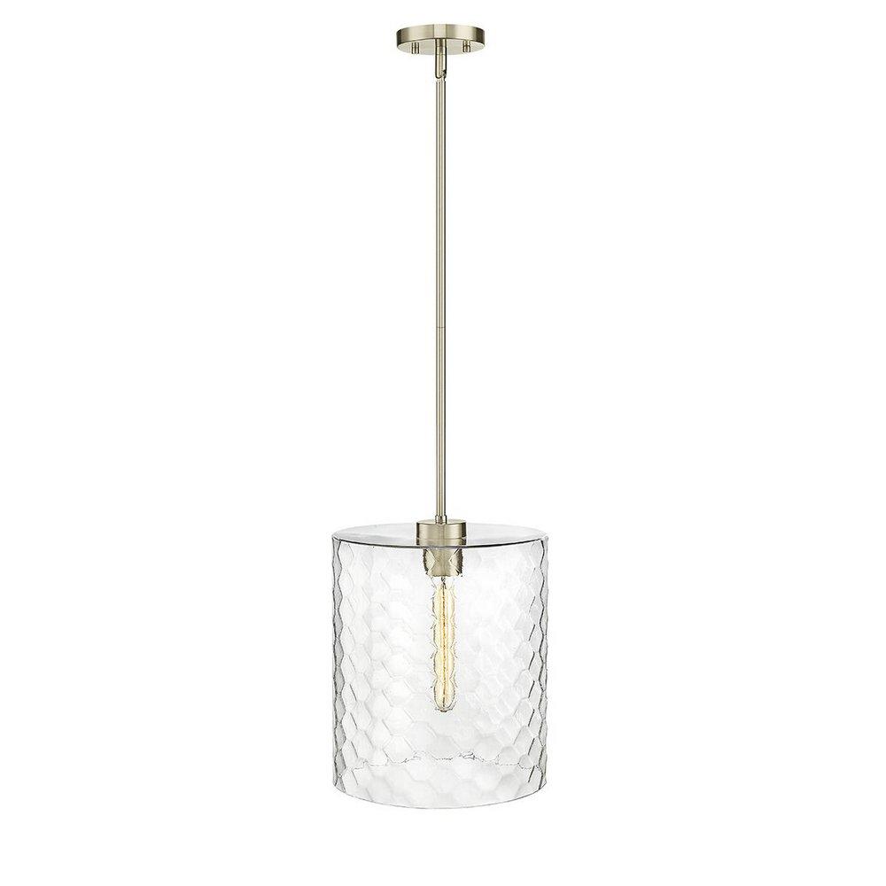 1-Light Pendant Light in Modern Gold 