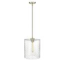 1-Light Pendant Light in Modern Gold 