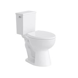 Comfort Height Elongated Toilet Bowl in White