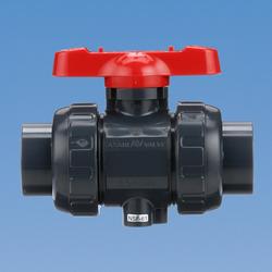1 in. Plastic Full Port Socket Weld and Threaded Ball Valve