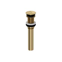 2-1/2 x 6 in. Bathroom Sink Drain in Antique Gold