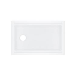 30-7/8 in. Undermount Fireclay Single Bowl Workstation Kitchen Sink in White