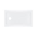 33-3/4 in. Undermount Fireclay Single Bowl Workstation Kitchen Sink in White