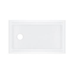 33-3/4 in. Undermount Fireclay Single Bowl Workstation Kitchen Sink in White