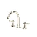 Two Handle Widespread Bathroom Sink Faucet in Polished Nickel