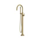 Single Handle Lever Floor Mount Filler in Antique Gold (Trim Only)