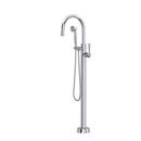 Single Handle Lever Floor Mount Filler in Polished Chrome (Trim Only)