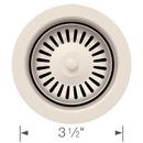 METAL BASKET STRAINER DRAIN ASSEMBLY - SOFT WHITE 