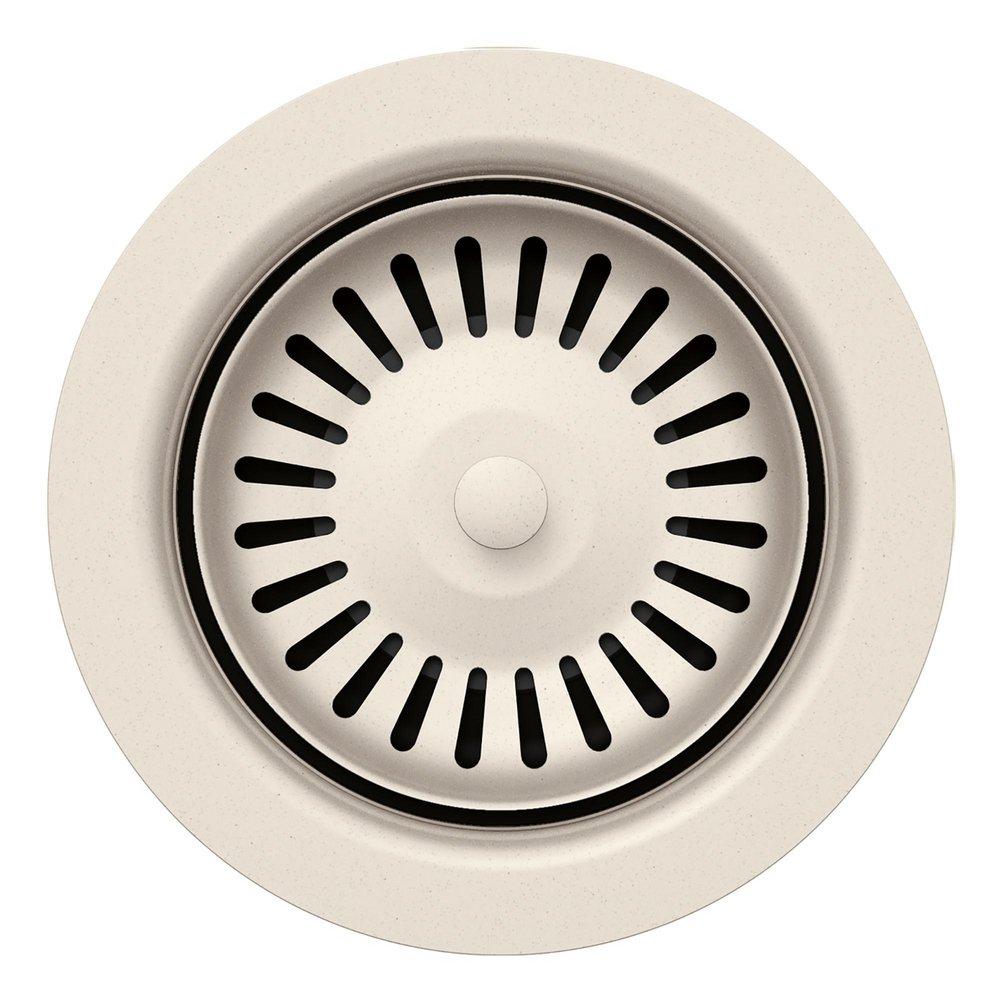 METAL BASKET STRAINER DRAIN ASSEMBLY - SOFT WHITE 