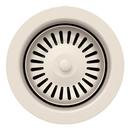 METAL BASKET STRAINER DRAIN ASSEMBLY - SOFT WHITE 