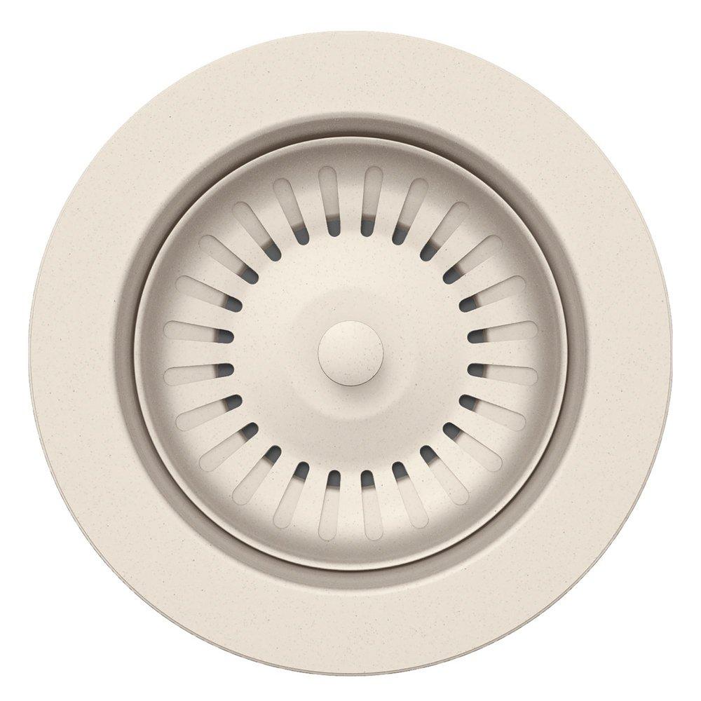 DECORATIVE METAL DISPOSAL FLANGE - SOFT WHITE 