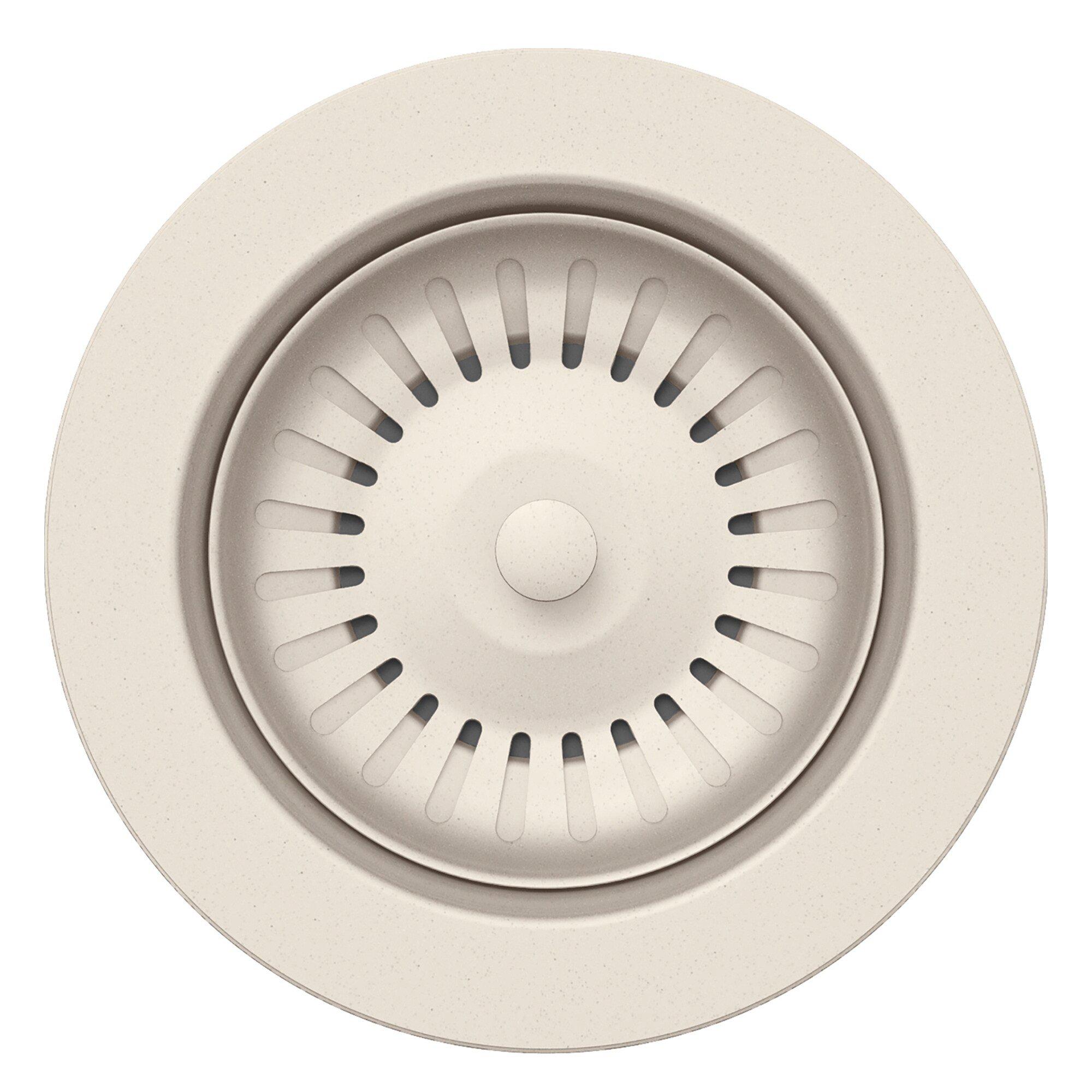 BLANCO Soft White 3-1/2 x 2-1/7 in. Metal Disposal Flange 