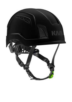 One Size Fits Most Plastic Hard Hat in Black