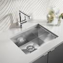 BLANCO Polished Satin 21-15/16 x 17-15/16 in. No Hole Stainless Steel Single Bowl Undermount Kitchen Sink 
