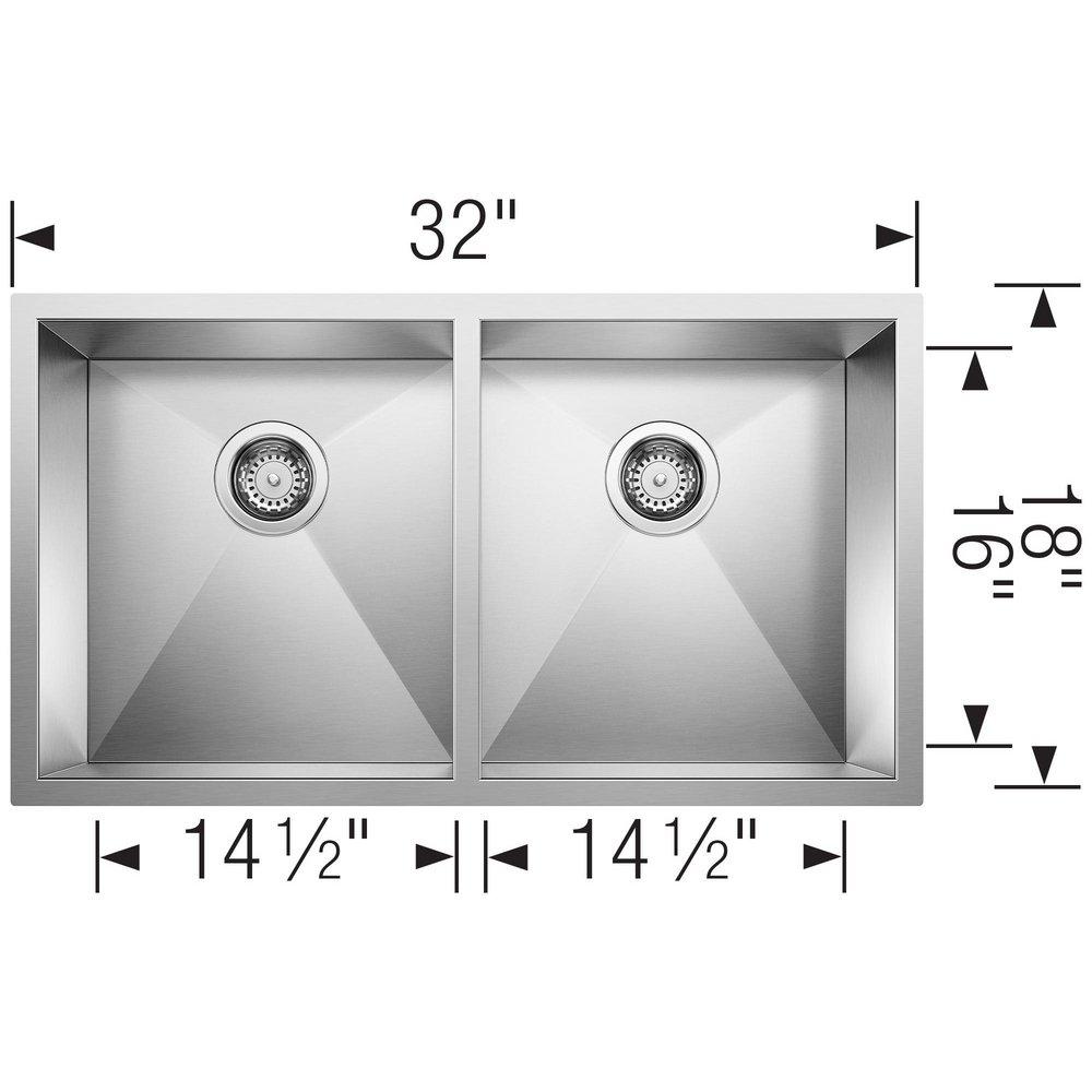 QUATRUS R0 EQUAL DOUBLE BOWL 