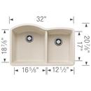 DIAMOND 1-3/4 BOWL - SOFT WHITE 