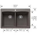 DIAMOND EQUAL DOUBLE DUAL DECK - VOLCANO GREY 