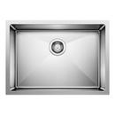 25 in. Undermount Stainless Steel Single Bowl Kitchen Sink in Satin 