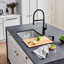 32 in x 18 in No Hole Stainless Steel Single Bowl Undermount Kitchen Sink in Polished Satin 