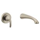 Single Handle Wall Mount Tub Filler in Brushed Nickel