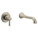 Single Handle Wall Mount Tub Filler in Brushed Nickel