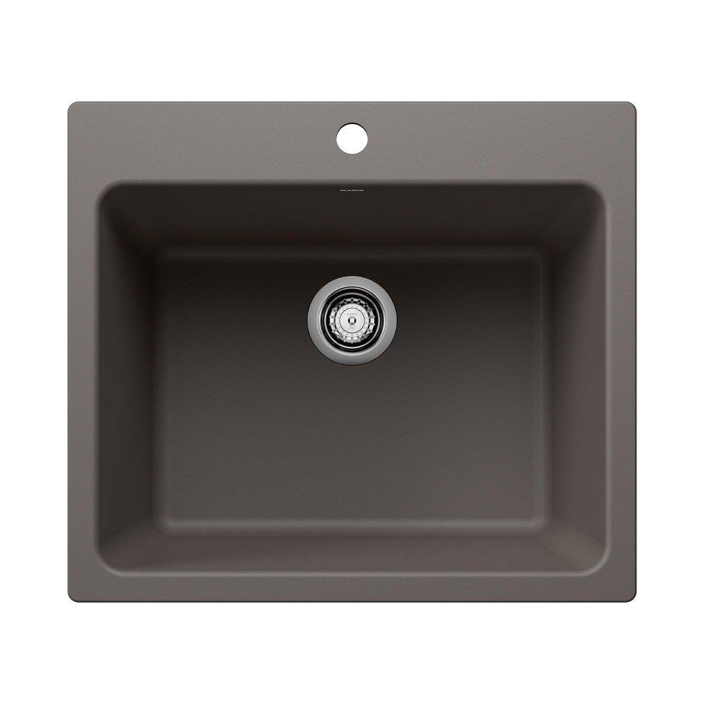 LIVEN DUAL MOUNT LAUNDRY SINK - VOLCANO GRAY 