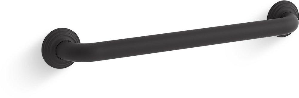 KOHLER Matte Black 18 in. Grab Bar 