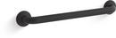 KOHLER Matte Black 18 in. Grab Bar 