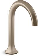 Single Hole Bathroom Sink Faucet with Pop-Up Drain Assembly in Vibrant® Brushed Bronze