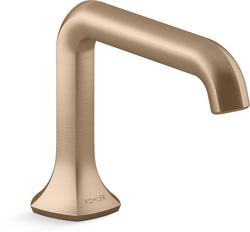 Single Hole Bathroom Sink Faucet with Pop-Up Drain Assembly in Vibrant&reg; Brushed Bronze