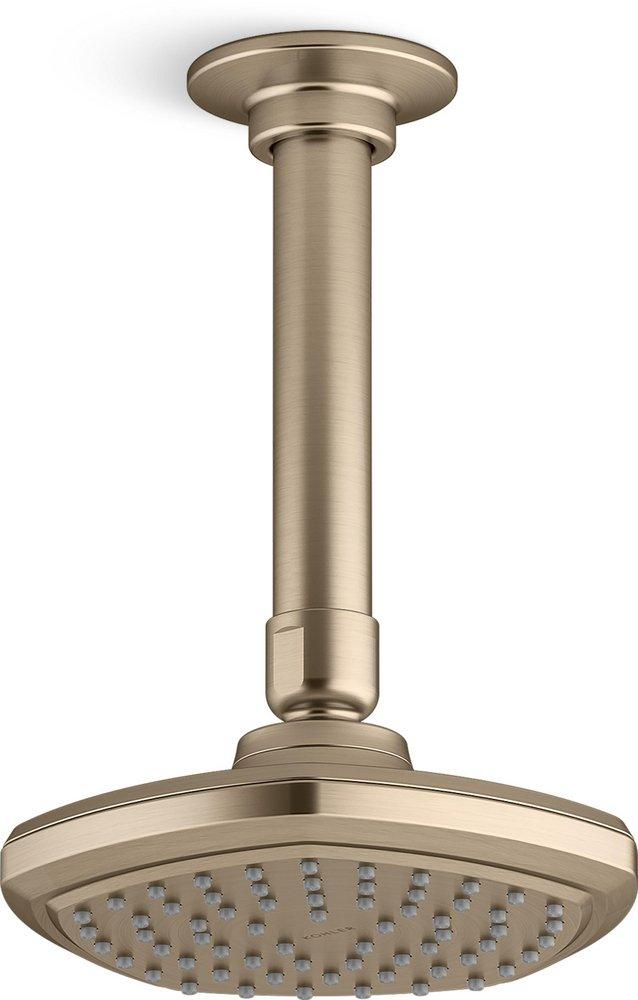 KOHLER Vibrant Brushed Bronze Single Function Drenching Showerhead 