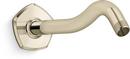 Wall-Mounted Shower Arm and Flange in Vibrant® French Gold