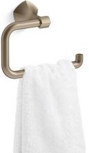 KOHLER Vibrant Brushed Bronze Bar Open Towel Ring 
