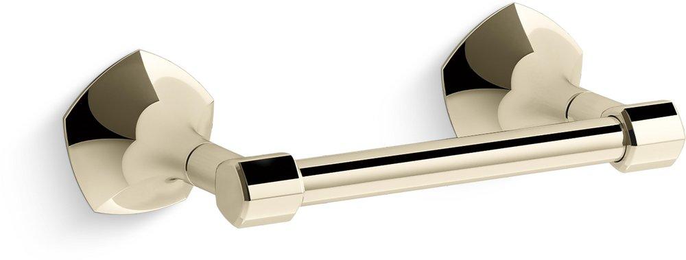 KOHLER Vibrant&reg; French Gold Wall Mount Toilet Tissue Holder 