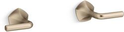 Lever Handles in Vibrant&reg; Brushed Bronze