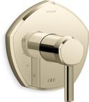 KOHLER Vibrant® French Gold Single Handle Pressure Balancing Valve Trim 