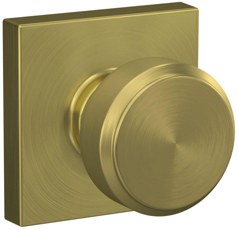 BOWERY PASSAGE DOOR KNOB SET WITH COLLINS TRIM 
