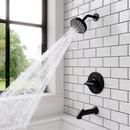 Pfister Spot Defense Matte Black Single Handle Multi Function Bathtub & Shower Faucet (Trim Only) 
