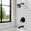 Pfister Spot Defense Matte Black Single Handle Multi Function Bathtub & Shower Faucet (Trim Only) 