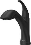 Single Handle Pull Out Kitchen Faucet in Matte Black
