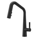 Single Handle Pull Down Kitchen Faucet in Matte Black