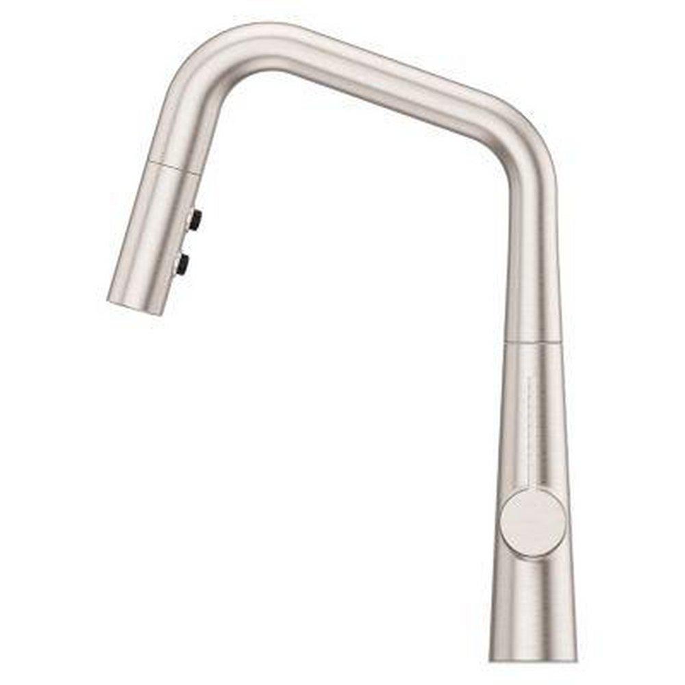 ASARI 1-HANDLE PULL-DOWN KITCHEN FAUCET IN SPOT DEFENSE BRUSHED NICKEL 