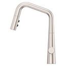 ASARI 1-HANDLE PULL-DOWN KITCHEN FAUCET IN SPOT DEFENSE BRUSHED NICKEL 